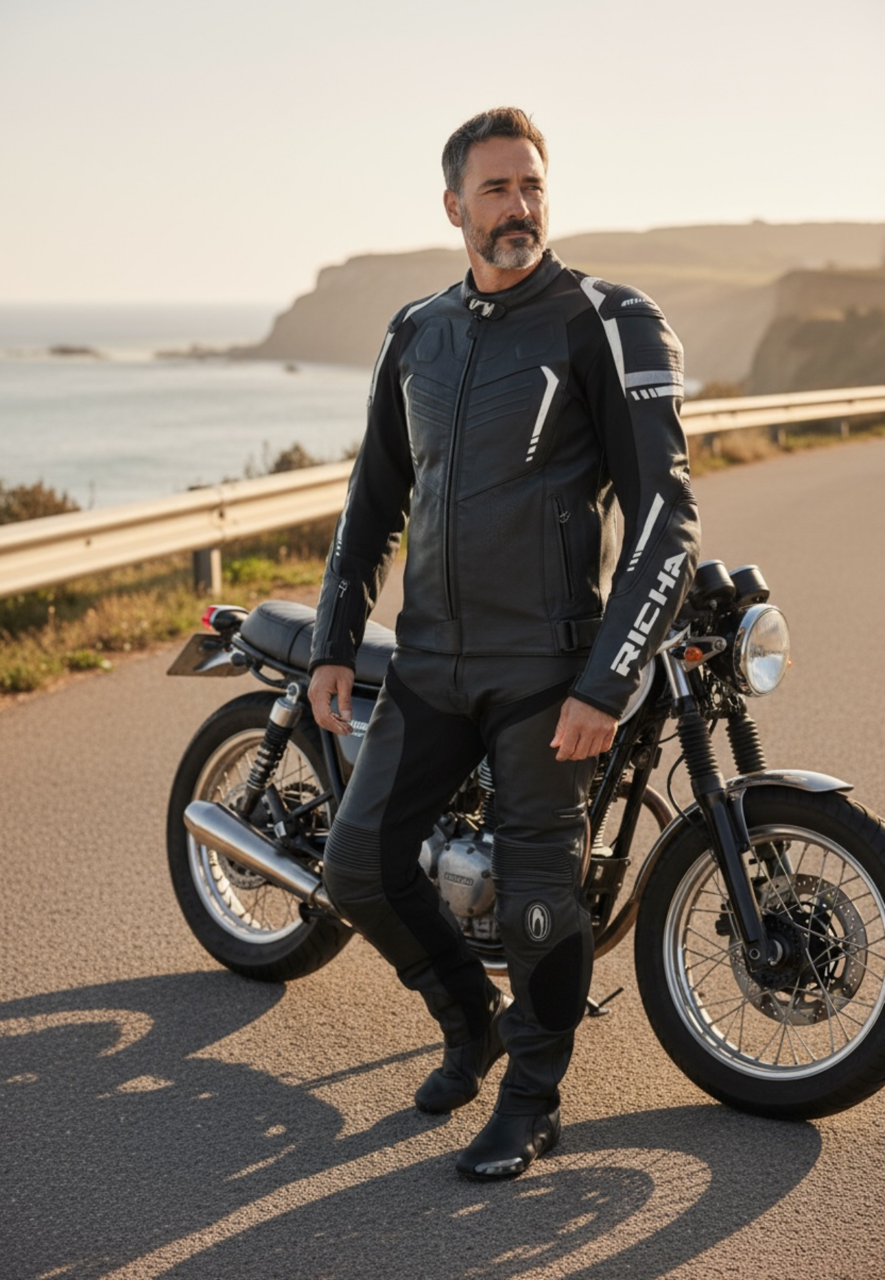 RICHA VÊTEMENT CUIR MOTO - très bon état - 50