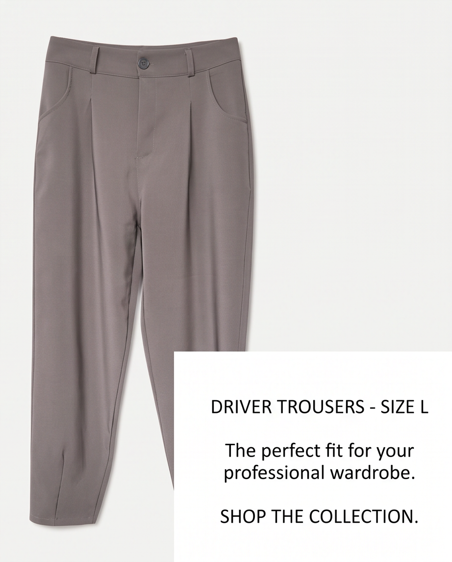 Pantalon Driver Gris  — Neuf — Taille L