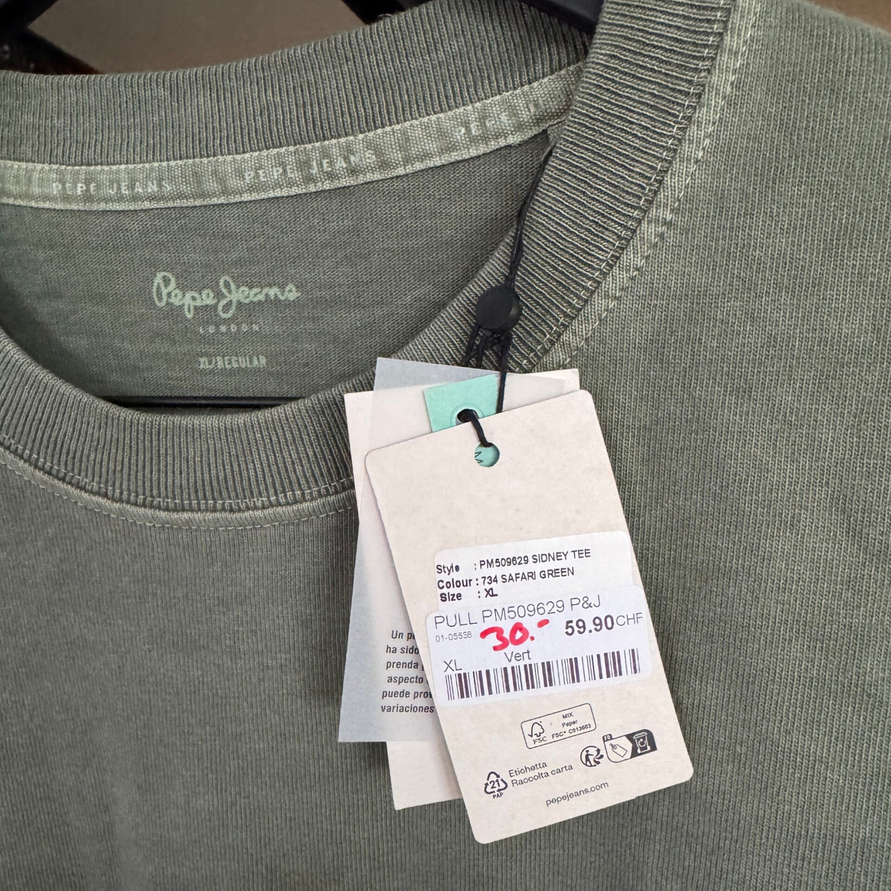 Pepe Jeans pull homme - neuf - XL