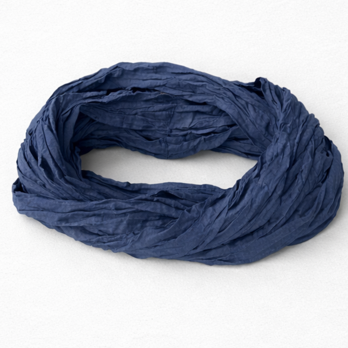 Echarpe Infinie marine neuve