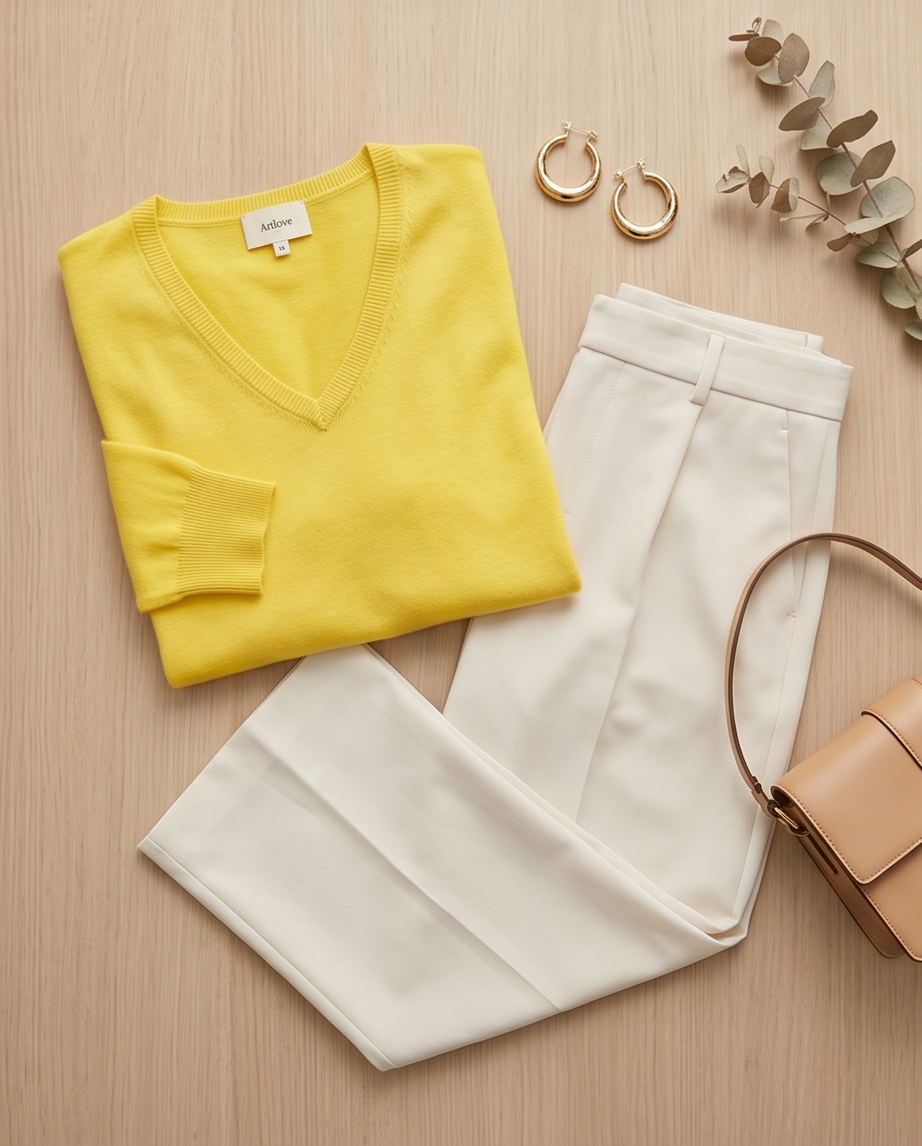 Artlove PULL Jaune - Neuf - Taille L