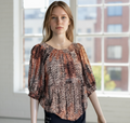 Tramontana blouse brun - neuve - XL