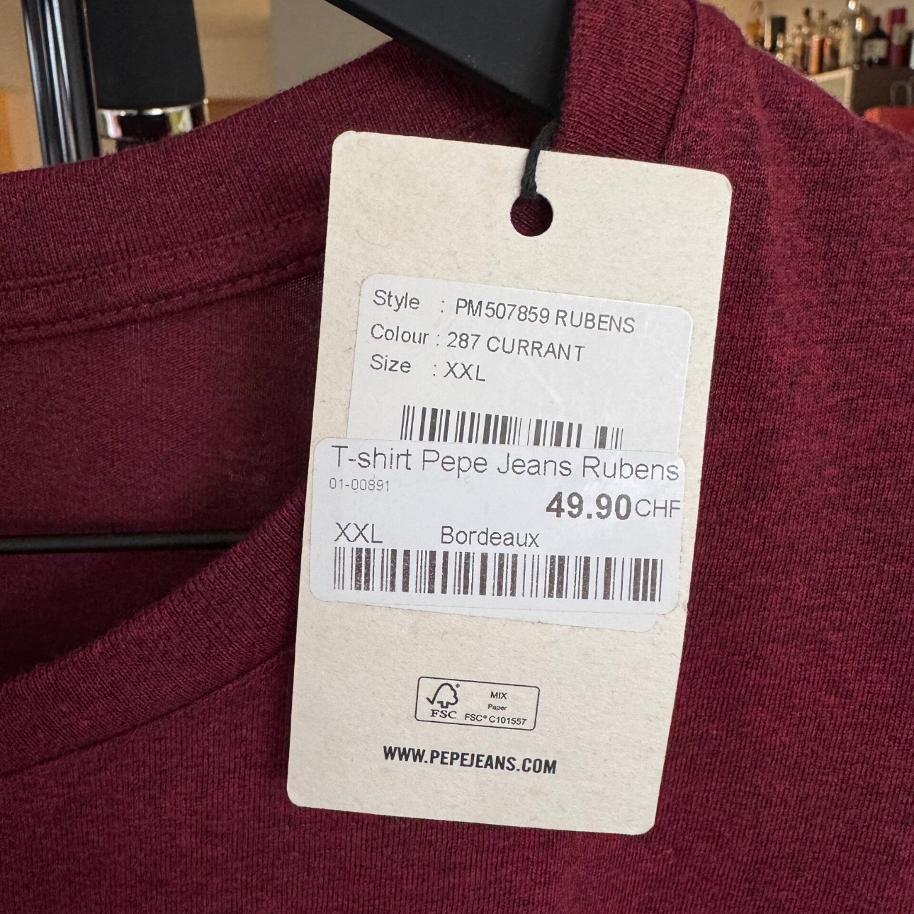 T-shirt Pepe Jeans homme  - neuf - XXL