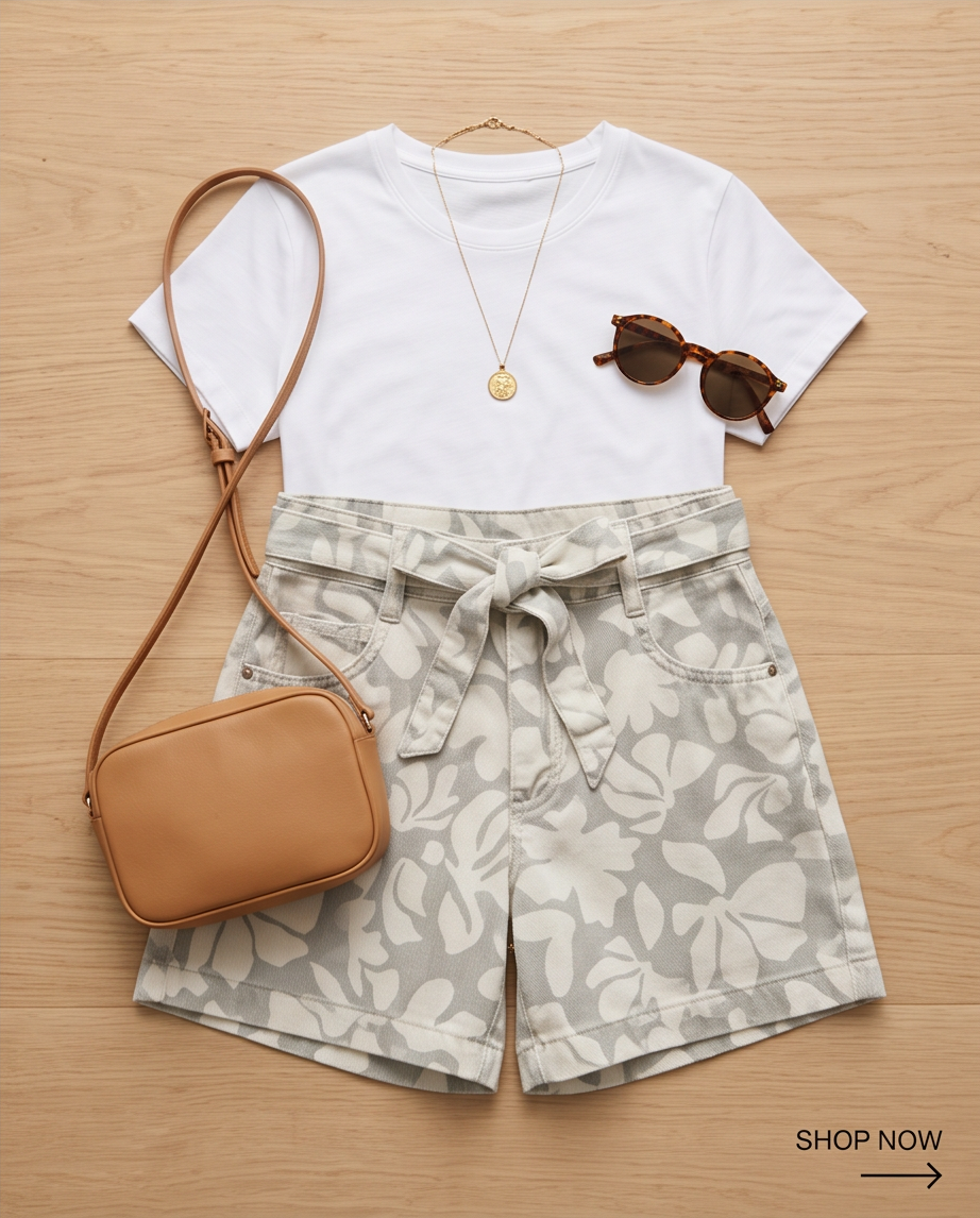 Short Kaki Angels — Neuf — Taille 38 & 42