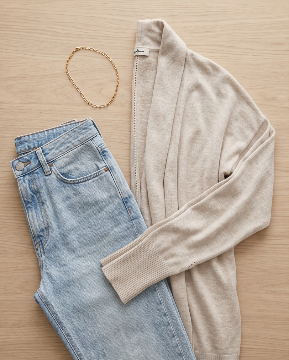 Cardigan beige Pepe Jeans — taille M — très bon état