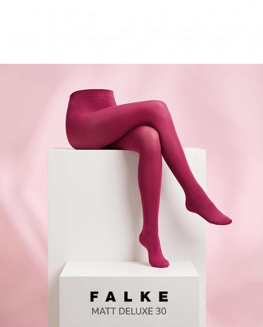 Falke collant raspberry - neuf - S
