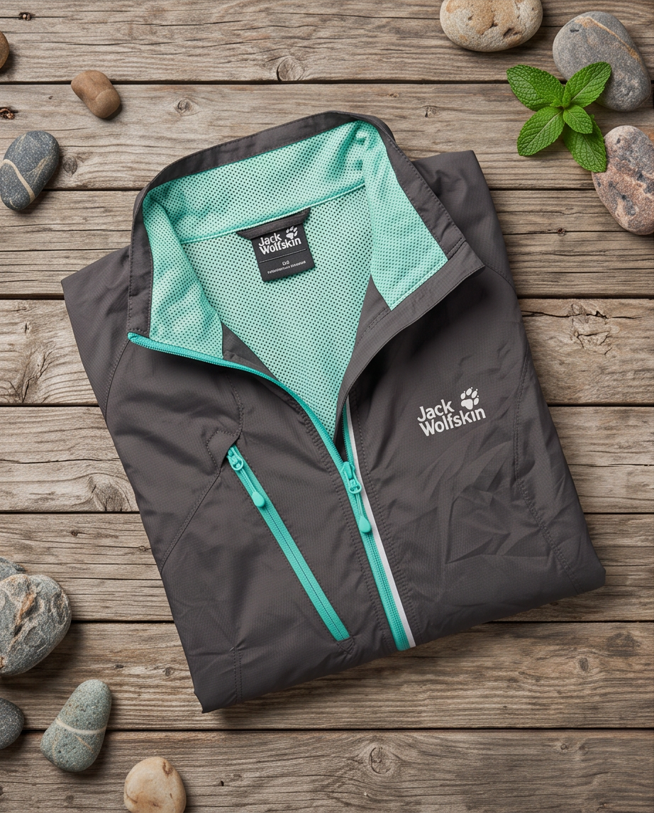 Jack Wolfskin veste coupe vent - très bon état - taille XS