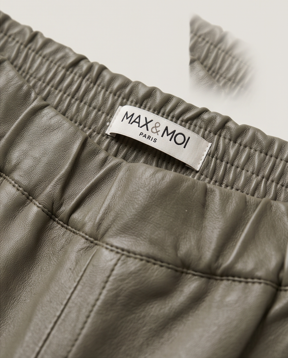 Max&Moi pantalon cuir — taille 34