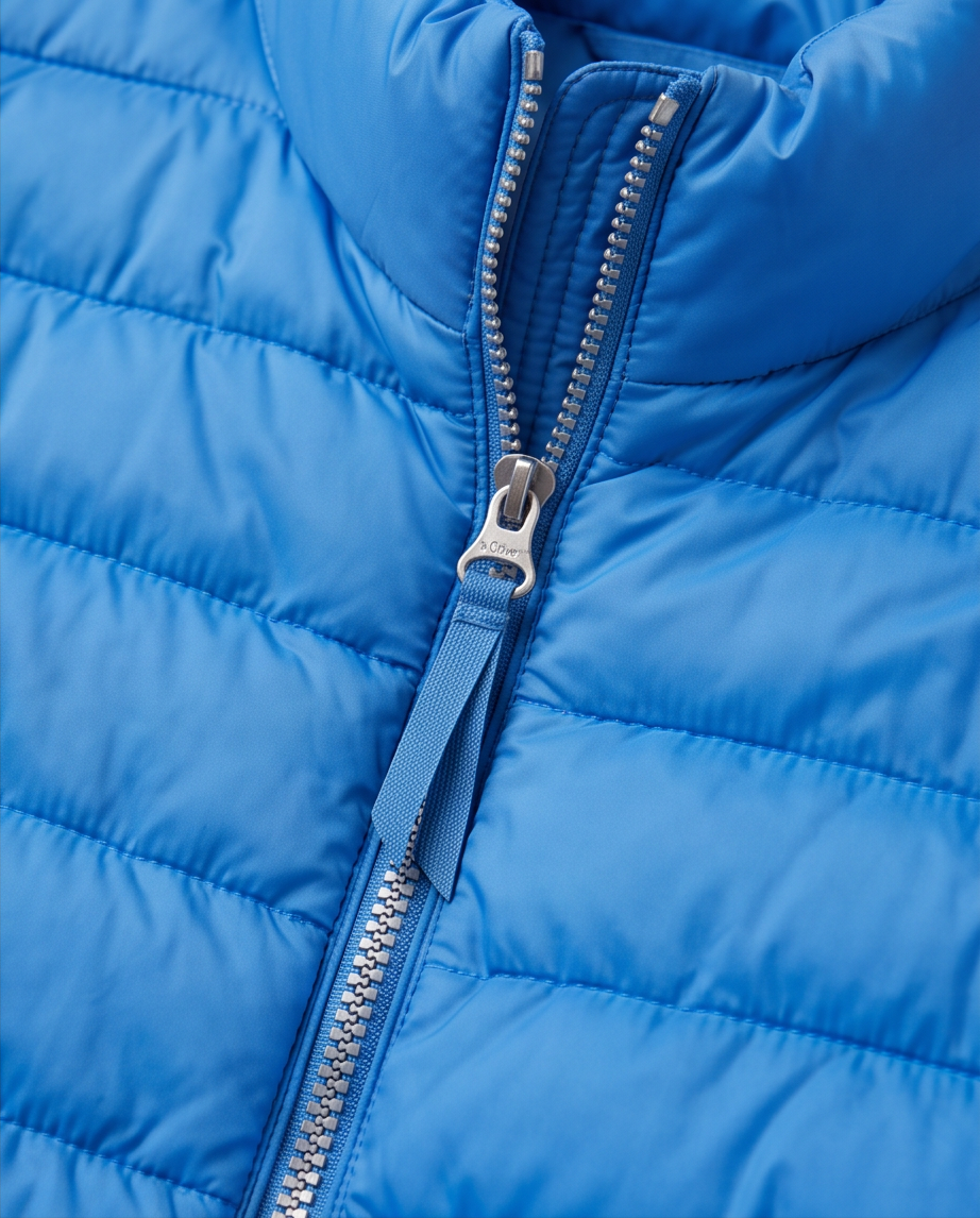 S.Oliver – Gilet doudoune sans manches bleu glacier – Taille M – Comme neuf