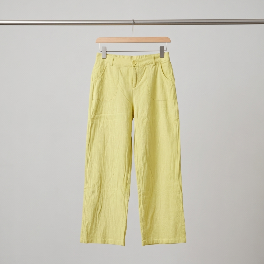 Pantalon jaune clair — très bon état — taille 36