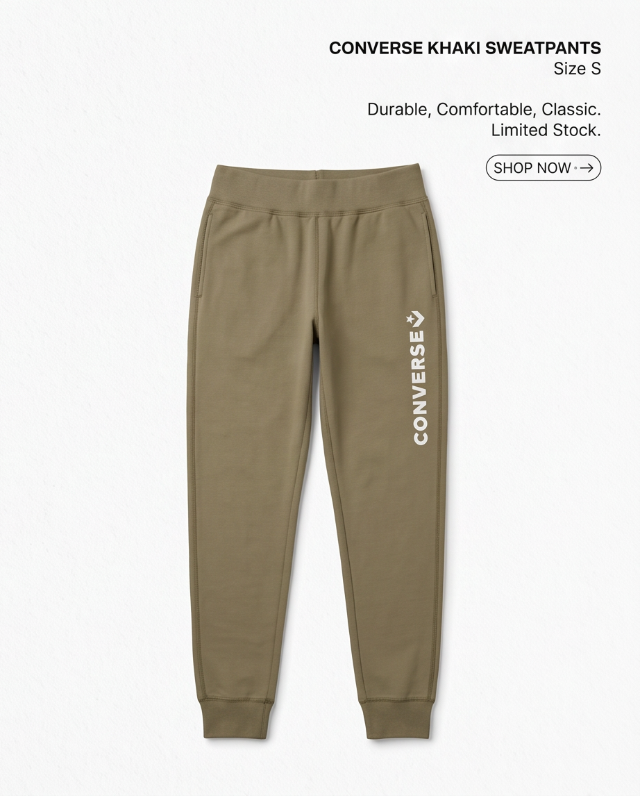 CONVERSE bas de pantalon sport — bon état  — taille M