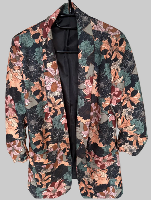 Blazer fleuri - très bon état - S/M