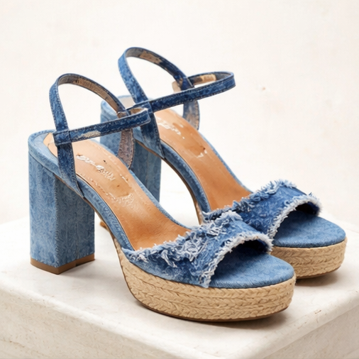 Sandales talons hauts taille 38 comme neuves