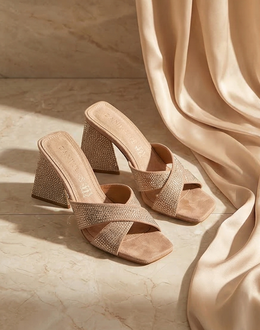 DANIKA - Mules à talons - beige taille 38 neuves