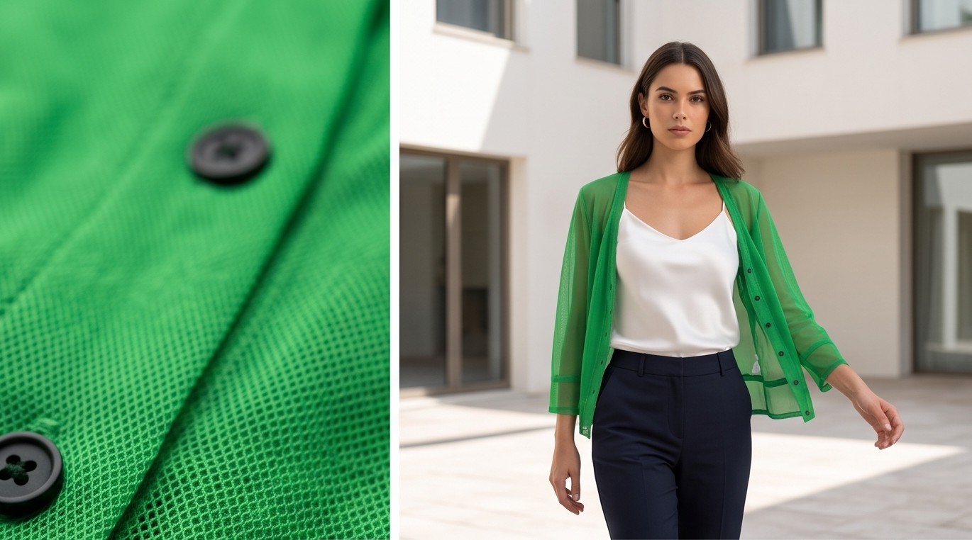 Maloka gilet vert — neuf — taille 3