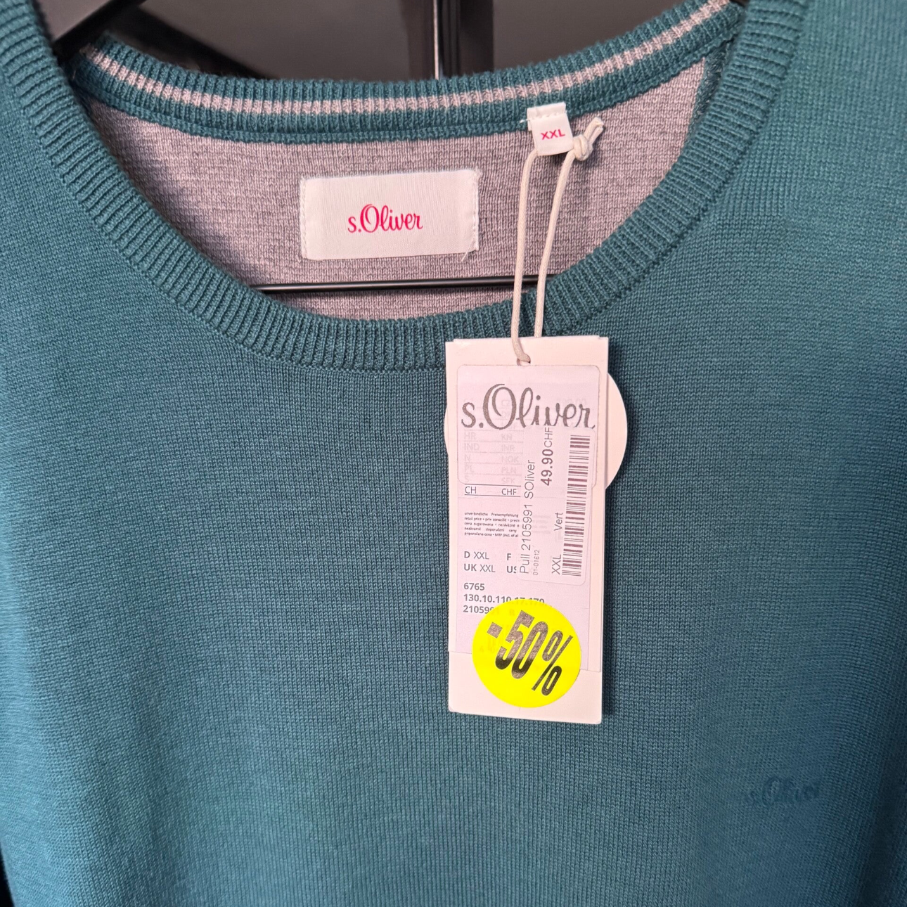 Pull Homme S.Oliver - Neuf - XXL