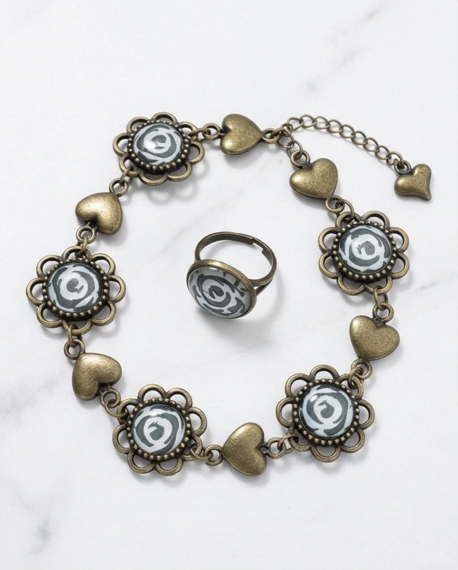 bijoux fantaisie bracelet et bague neufs