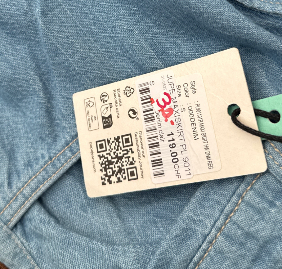 VENDUE  Jupe longue Pepe Jeans - neuve - S