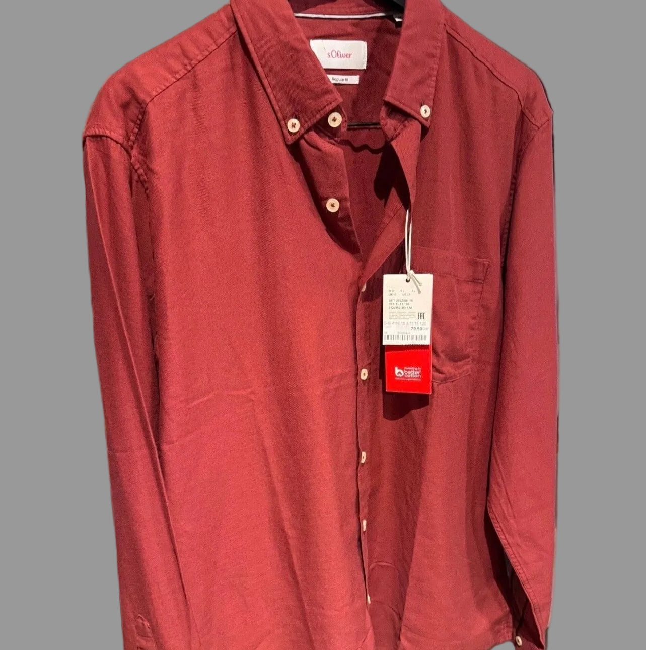 S.Oliver Chemise homme - neuve - L