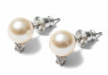 Boucles d’oreilles à perles synthétiques