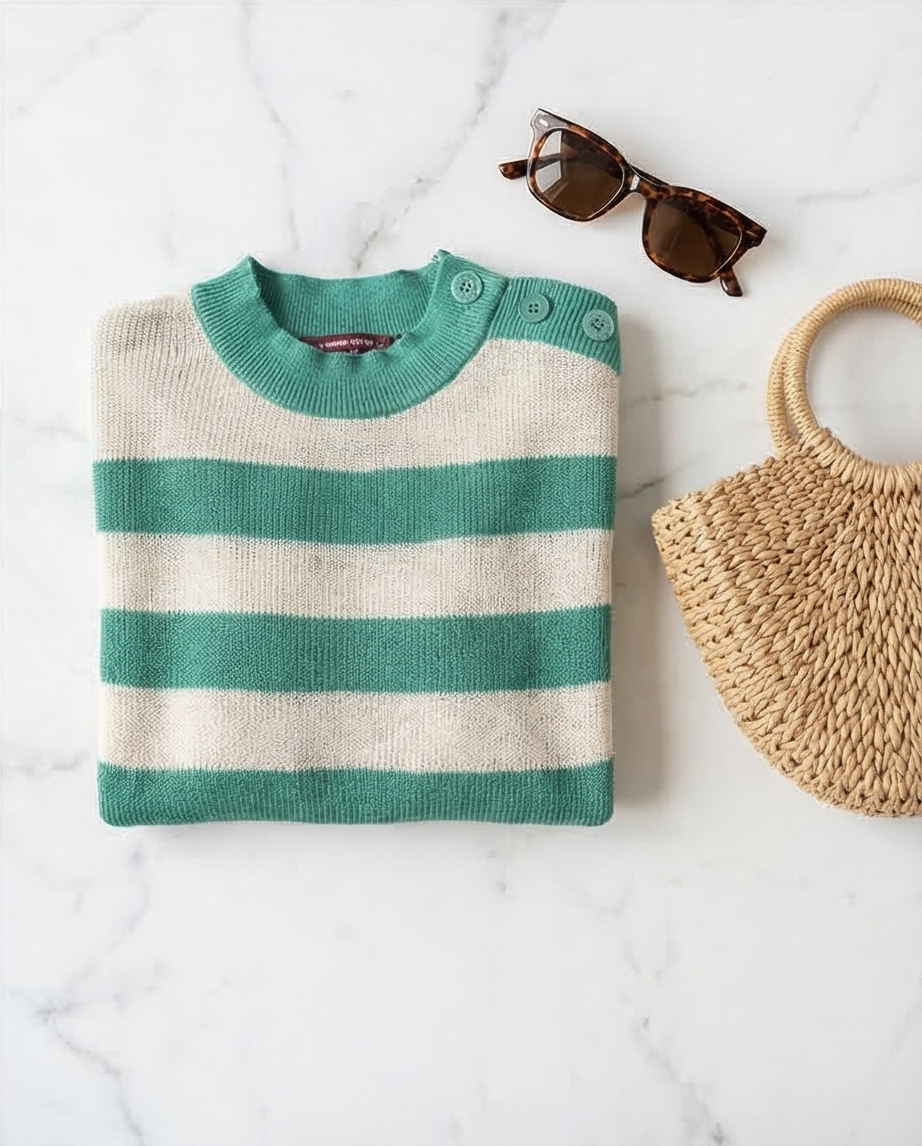 Comptoir des cotonniers pull en lin 100% taille S/M