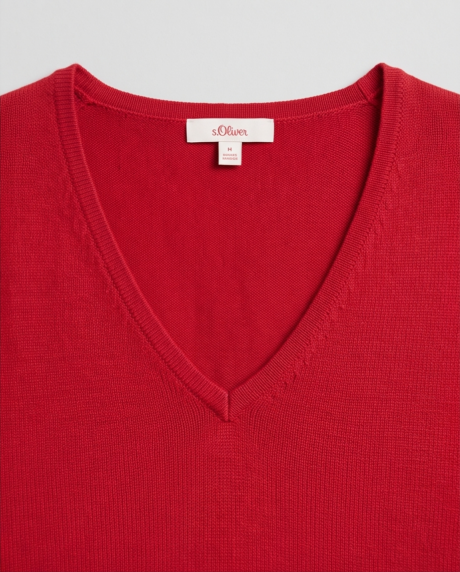 S.Oliver Pull rouge — très bon état — taille M