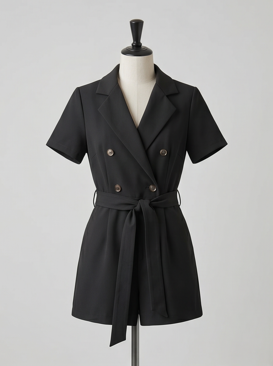ambra combinaison short noire - neuve - taille XS