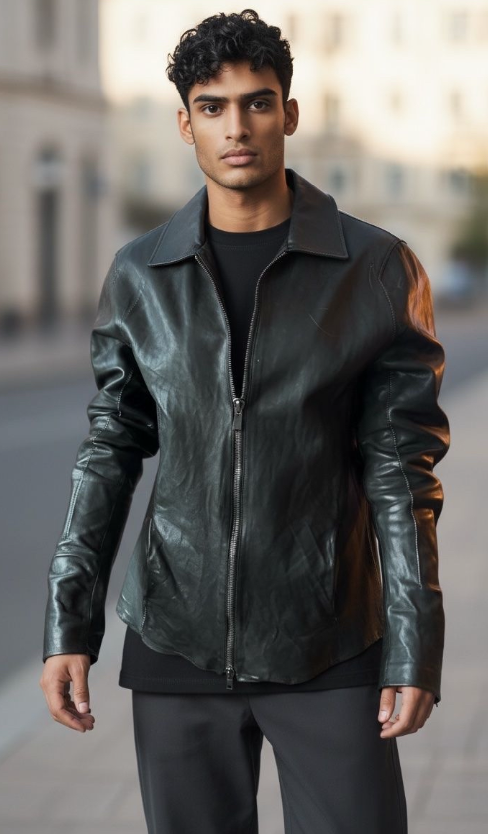 Veste cuir japonaise unisexe taille S/M