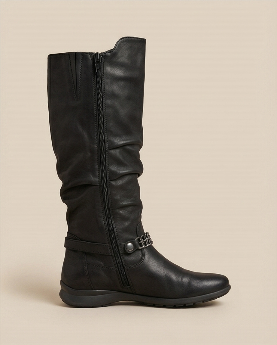 Vera pelle Bottes - bon état - 38