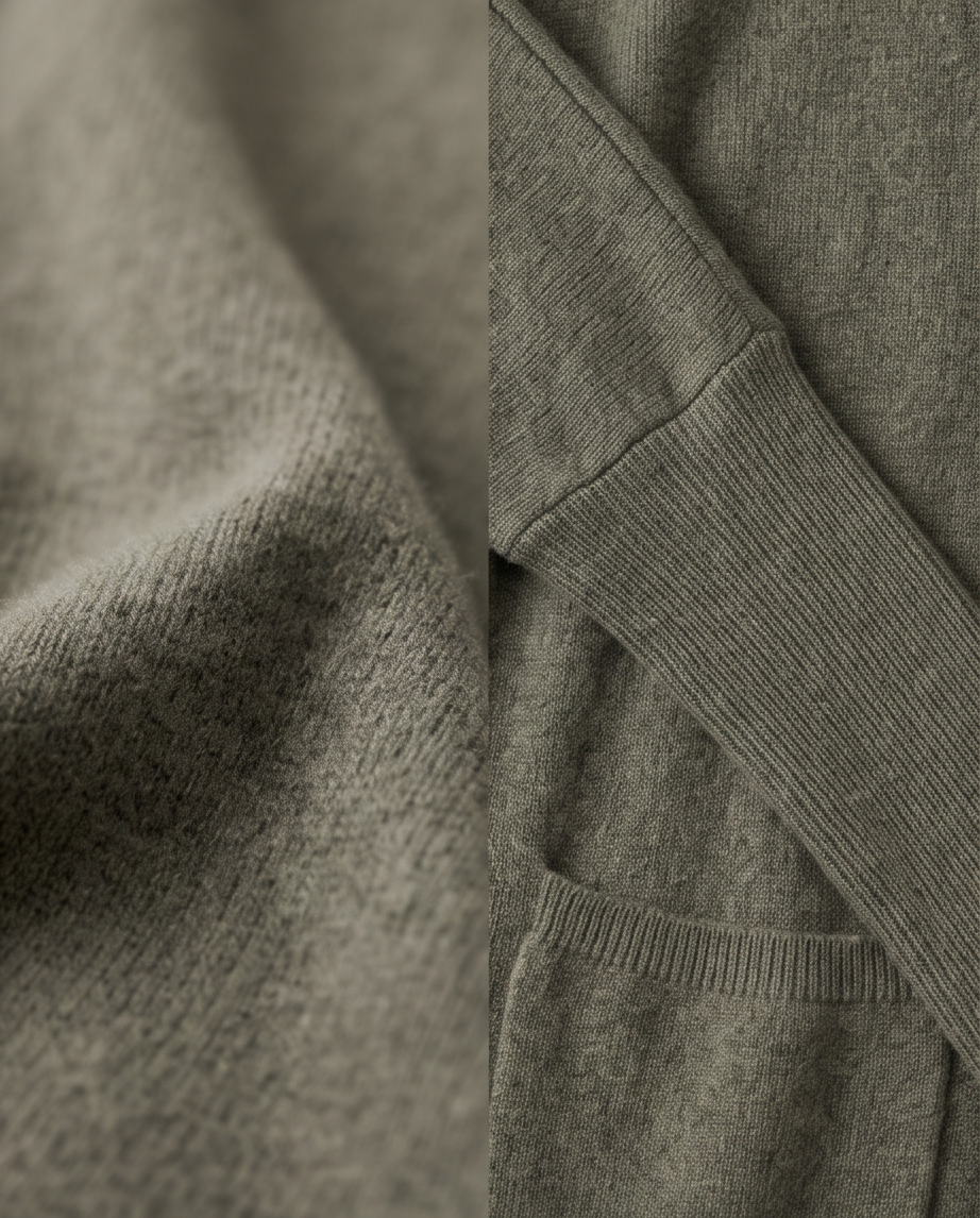 Robe Pull Cachemire NOTSHY — Kaki — Très Bon État — Taille M