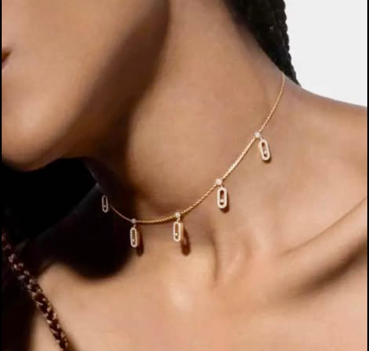 VENDU  Collier Messika Move Uno Or Jaune 18 Carats et Diamants