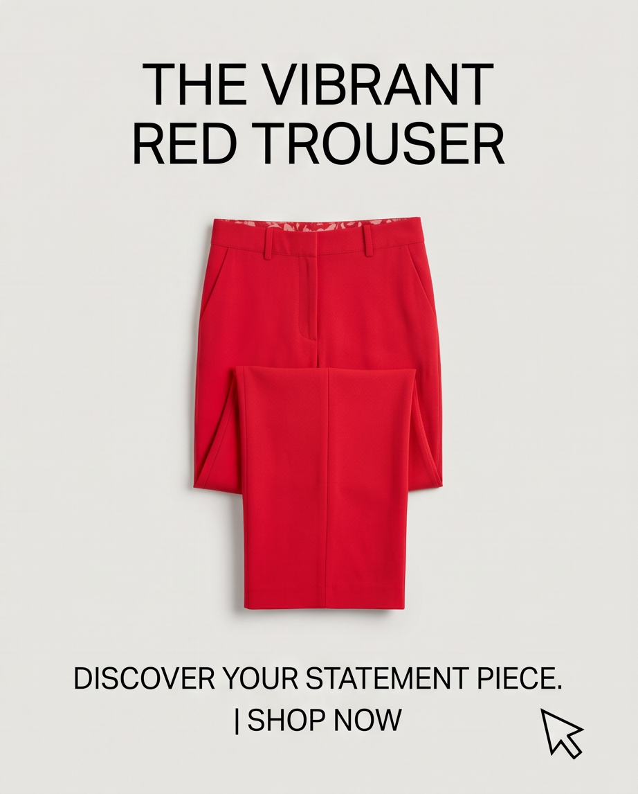 Pantalon LPB Rouge — Neuf — Taille 36