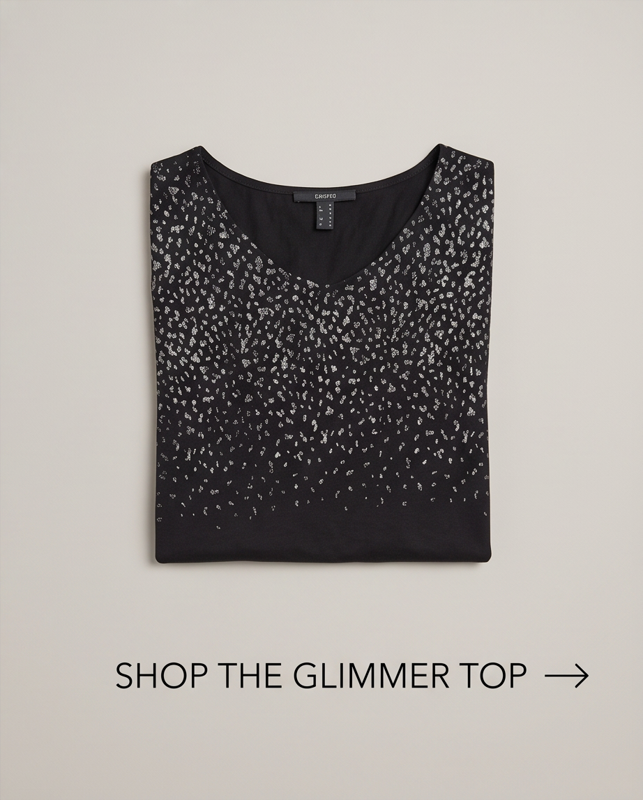 T-shirt noir Esprit, détails argentés - très bon état - M