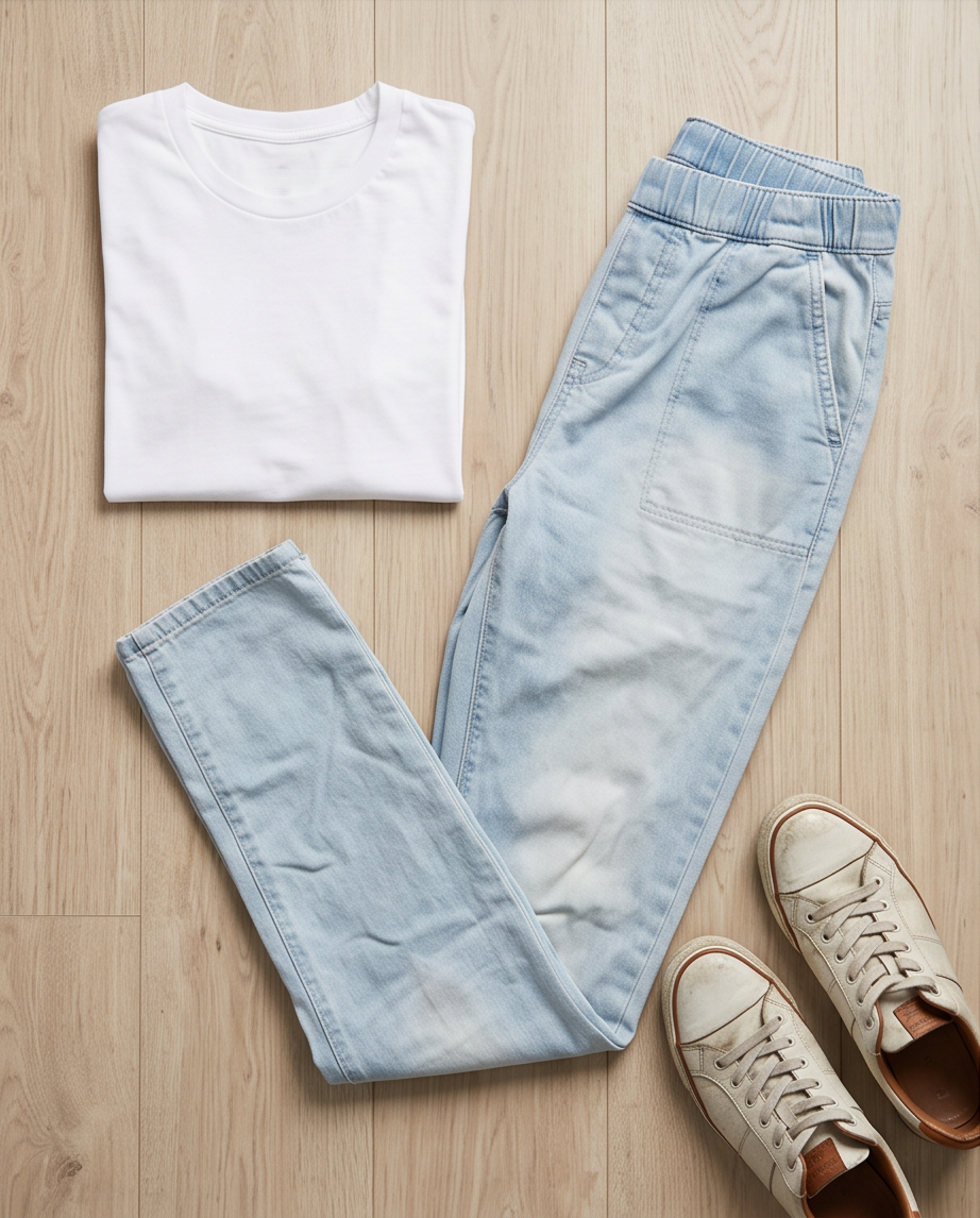 edc jeans clair — état correct — taille 26/32