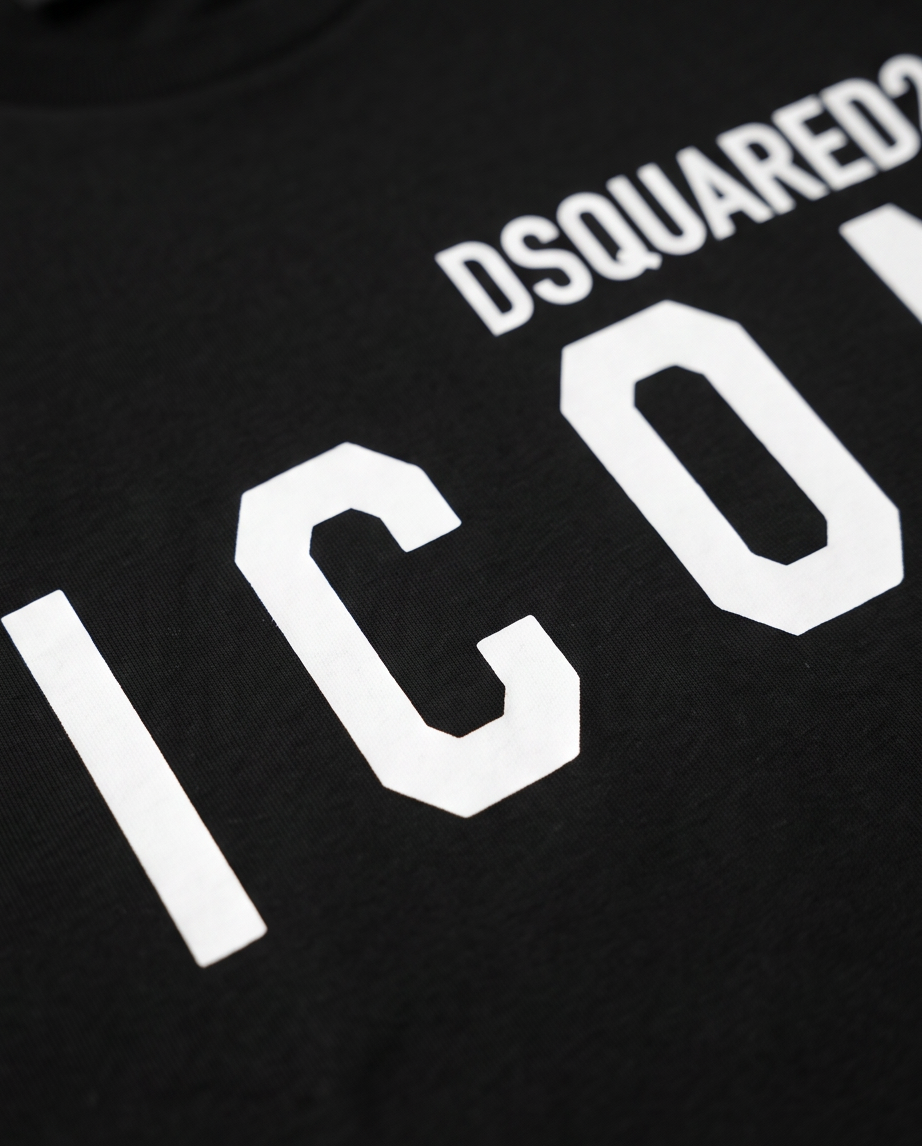 DSQUARED2 – T-shirt ICON Noir – Taille M – Made in Italy
