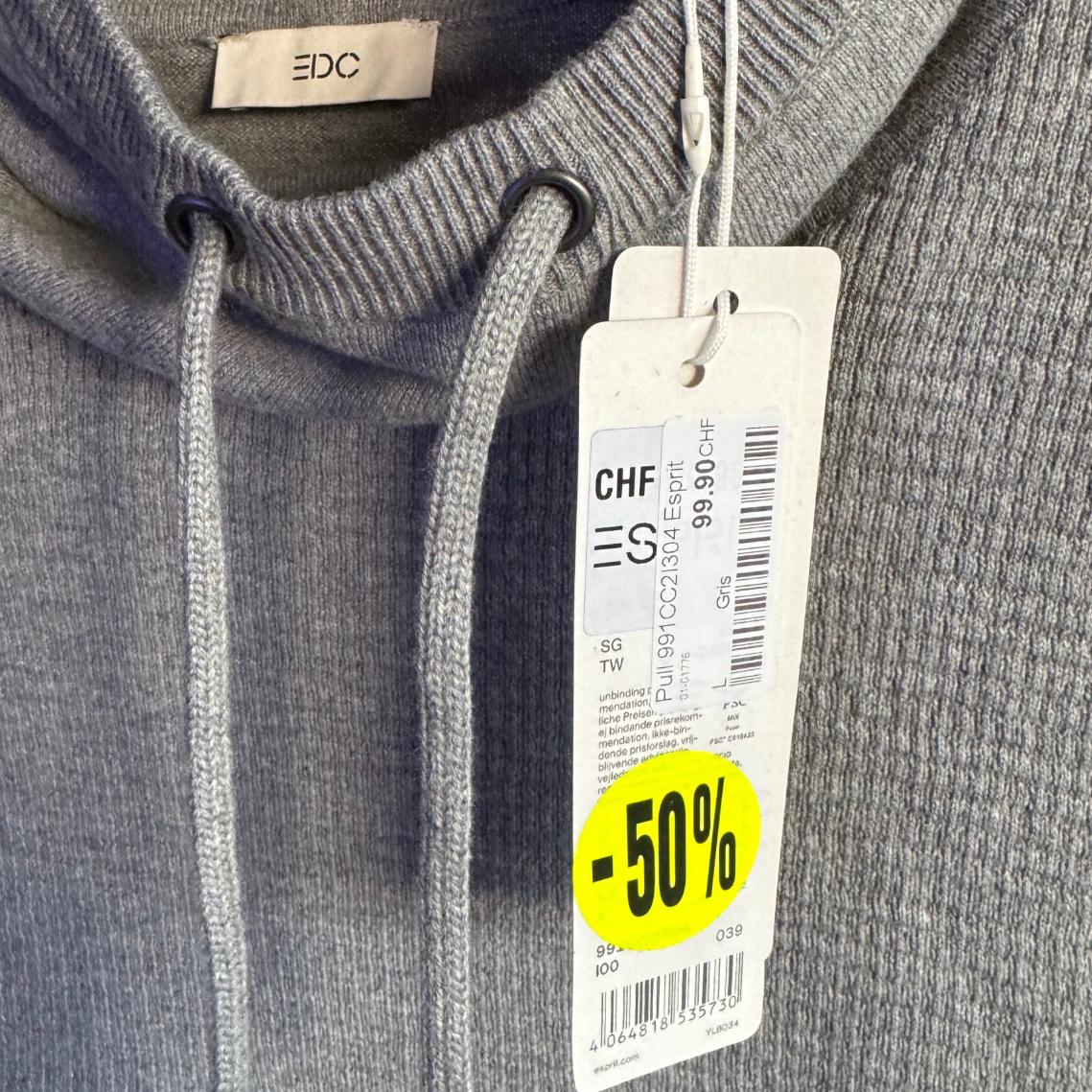 EDC Pull Homme - neuf - L