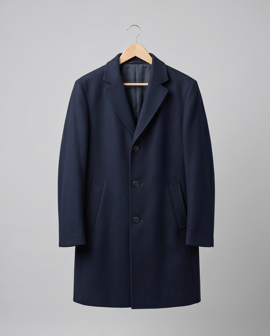 Manteau S.Oliver Bleu Marine — 50% Laine — Neuf — Tailles 48/50/52
