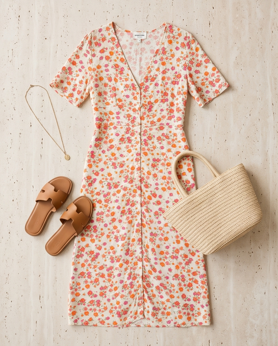 Grace & Mila robe longue beige - neuve - taille 36