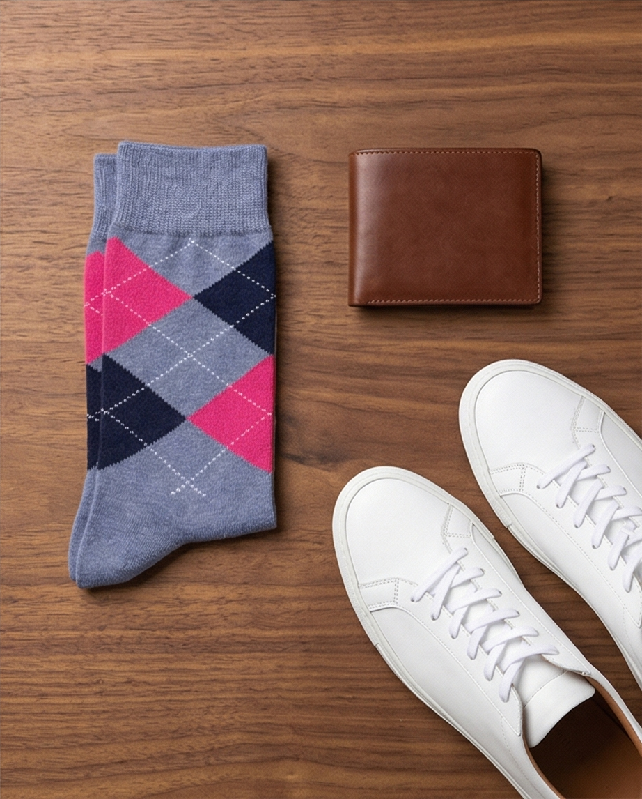 Chaussettes Burlington à losanges taille 39/41