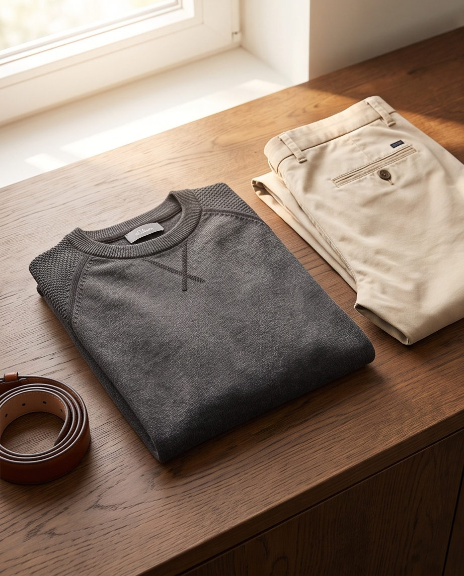 Pull S.Oliver Homme Coton — Très Bon État — Taille M