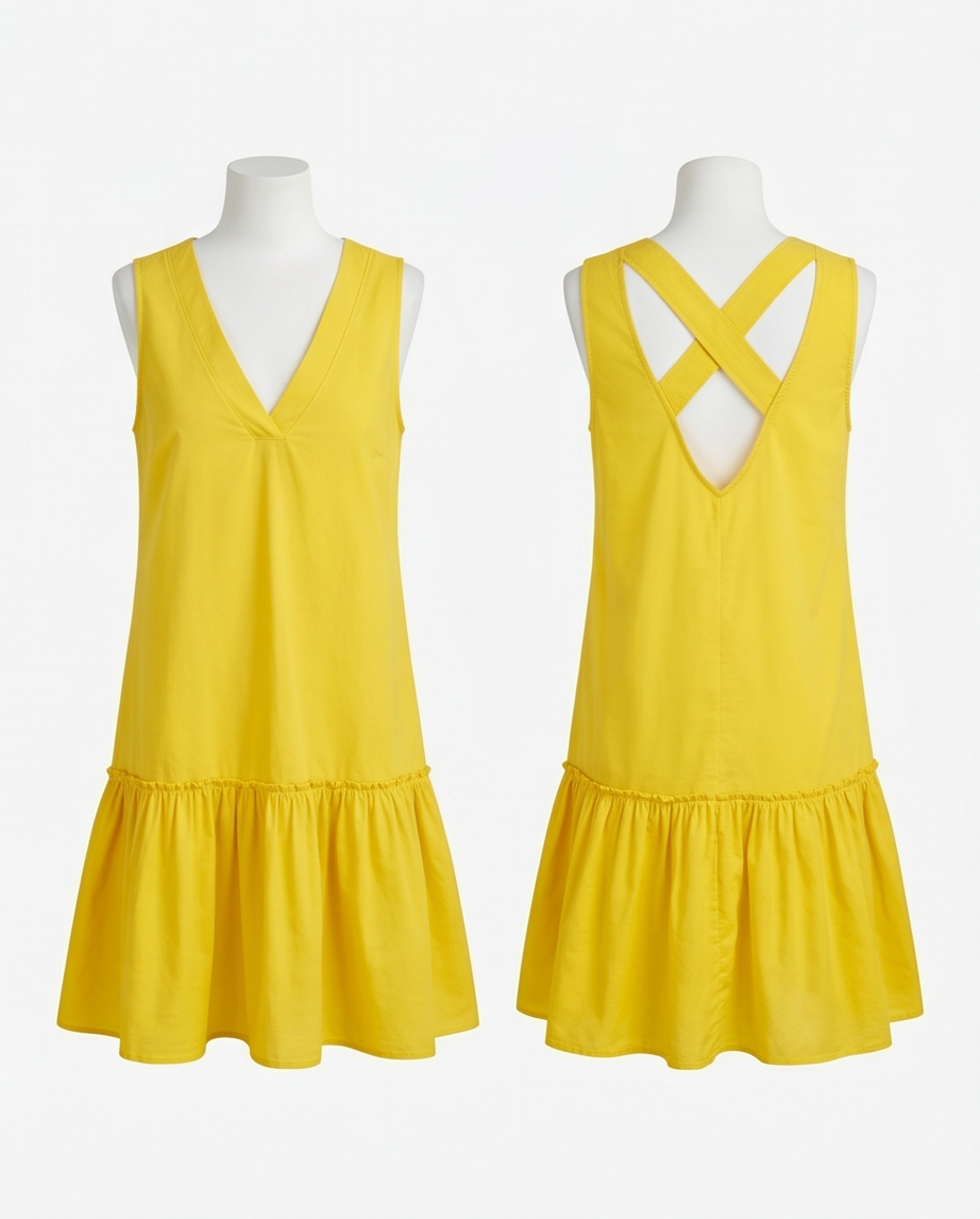 Maloka robe jaune - neuve - taille 2