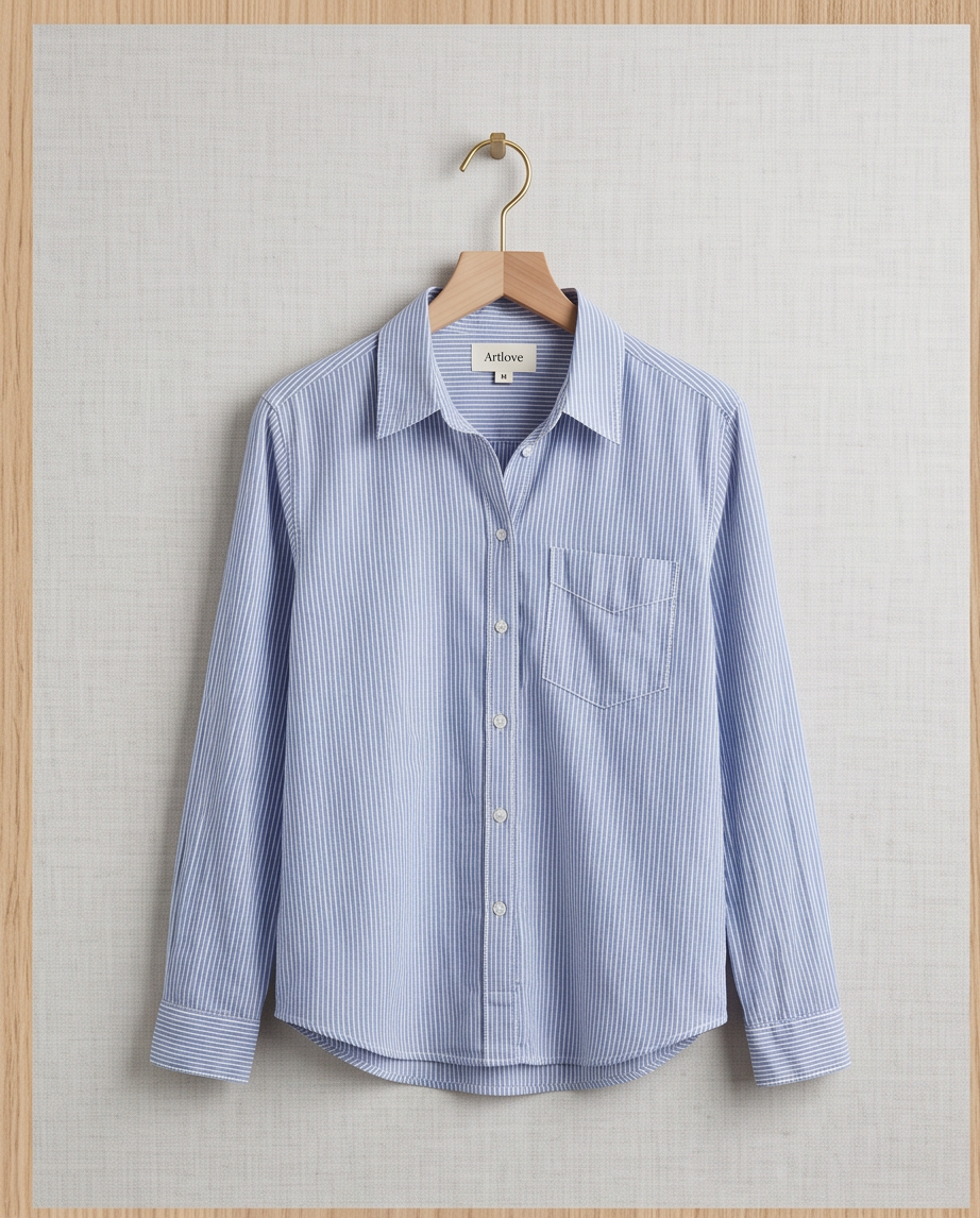Artlove Chemise rayée bleu - très bon état - taille M