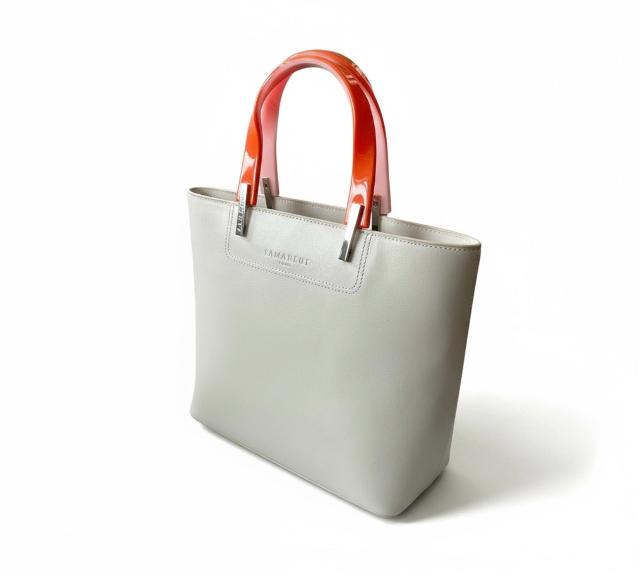 VENDU  Sac à main LAMARTHE PARIS – Cuir blanc | Comme neuf