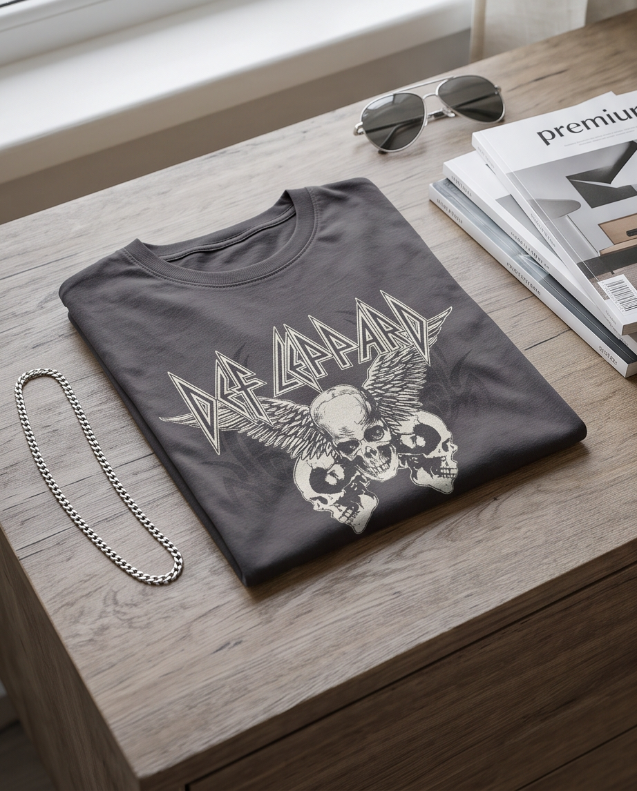 T-shirt Def Leppard — Neuf — Taille M