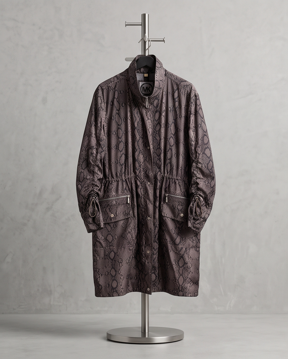 Parka Michael Kors — Imprimé Serpent — Très Bon État — Taille L