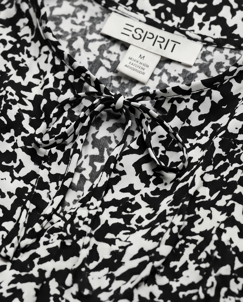 Blouse Esprit Noir & Blanc — Neuve — Taille L & XXL
