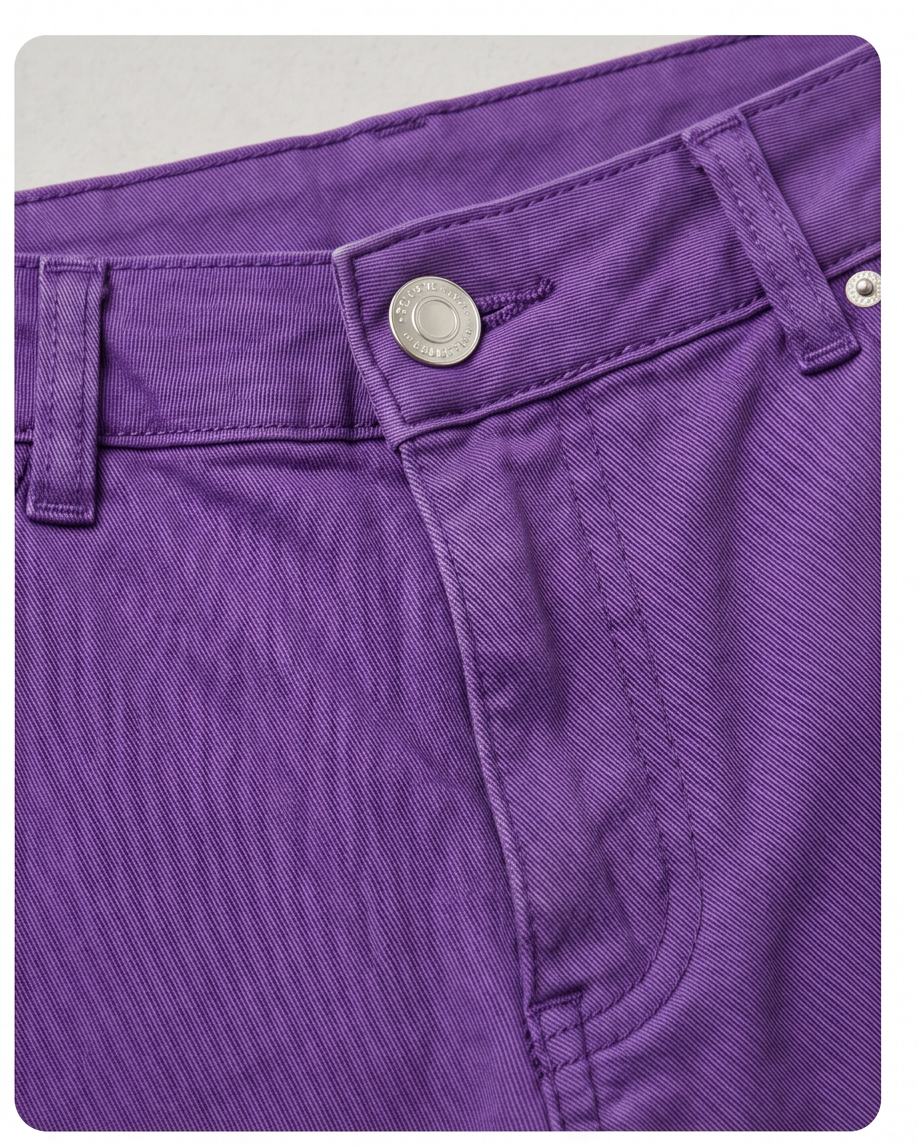 DenimStudio pantalon coton mauve - très bon état - taille 29