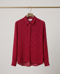 Chemise Pepe Jeans rouge à motif cœurs - très bon état - taille L