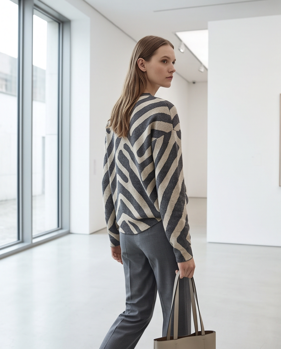 Pull motif zébré Street One - très bon état - taille M