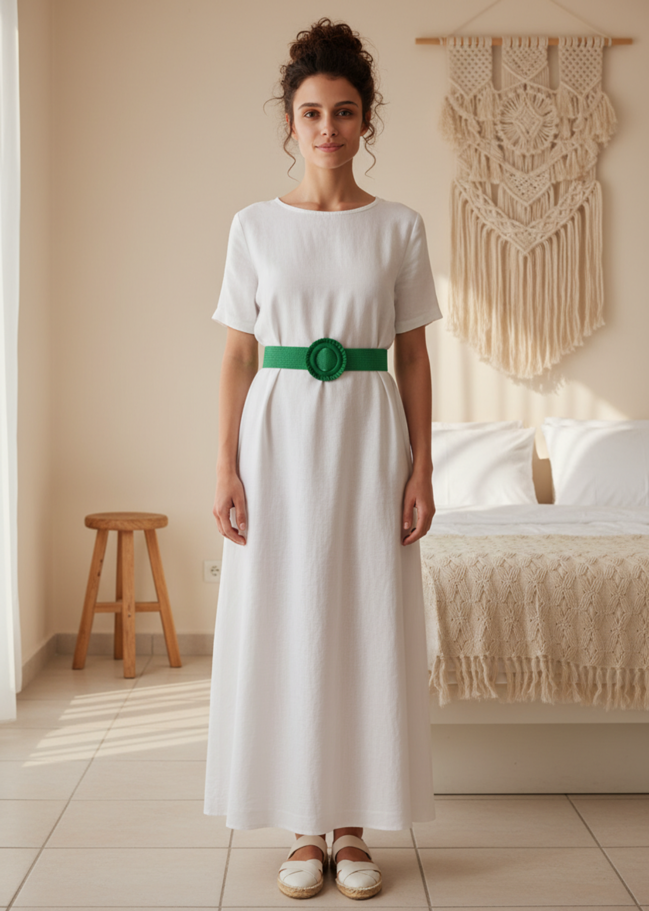 Ceinture Grace & Mila verte, neuve